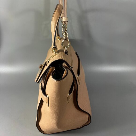 COACH F32106 BLAKE FLAP CARRYALL IN BEECHWOOD/LIGHT GOLD - Picture 4 of 14